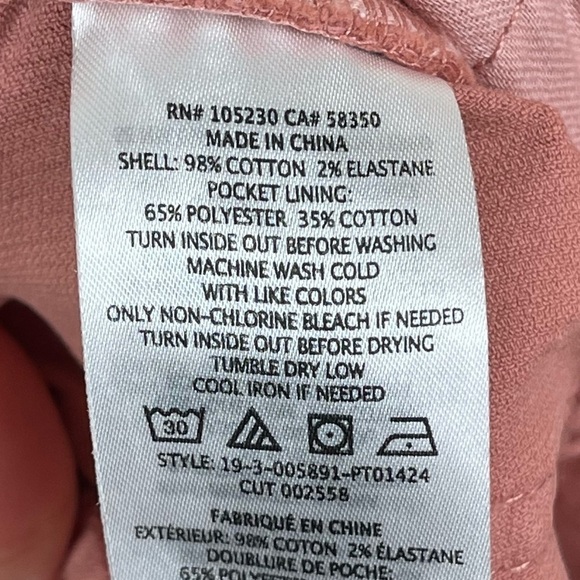 Joie Maza Rose Corduroy Cropped Pant Size 8 Women - Picture 10 of 13